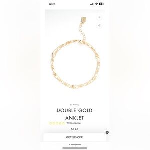 Dannijo Double Anklet